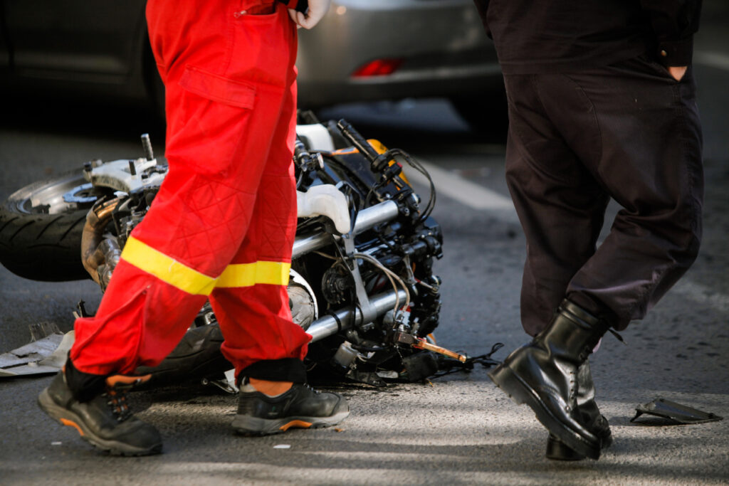 Colorado motorcycle accident claim with no helmet case