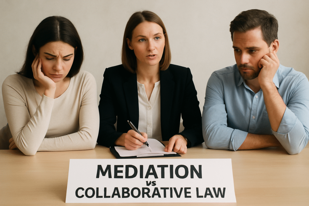 differences between mediation vs collaborative law